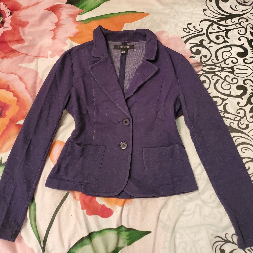 Navy Blue Soft Blazer